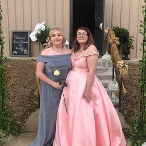 Madison James Prom Dress Pink